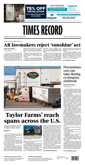 Cover of Times Record (Ft. Smith Southwest)