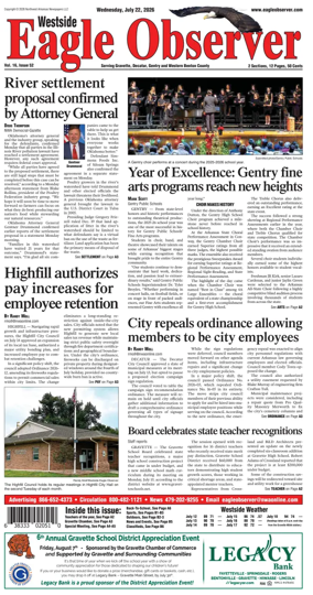 Cover of Westside Eagle-Observer
