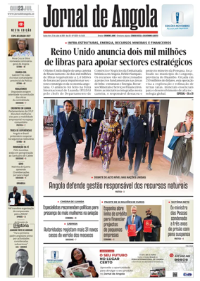 Cover of Jornal de Angola