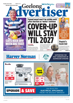 Cover of Geelong Advertiser