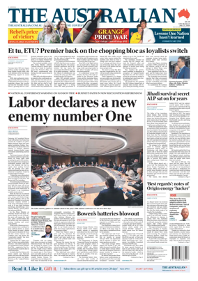 Cover of The Australian
