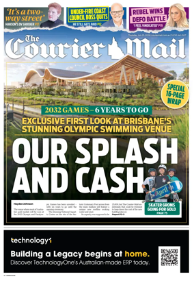 Cover of The Courier-Mail