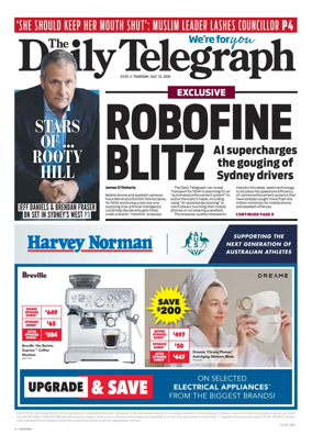 Cover of The Daily Telegraph (Sydney)