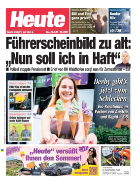 Cover of Heute - Niederosterreich Ausgabe