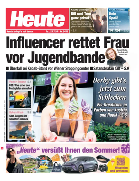 Cover of Heute - Wien Ausgabe