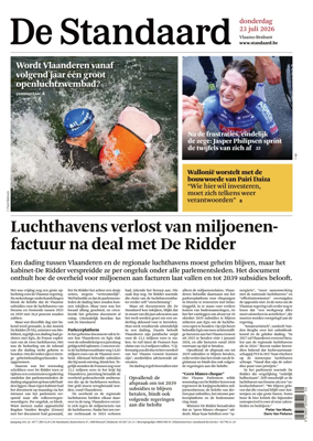 Cover of De Standaard