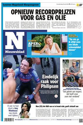 Cover of Het Nieuwsblad
