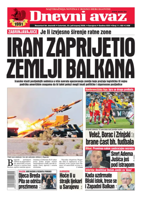 Cover of Dnevni avaz