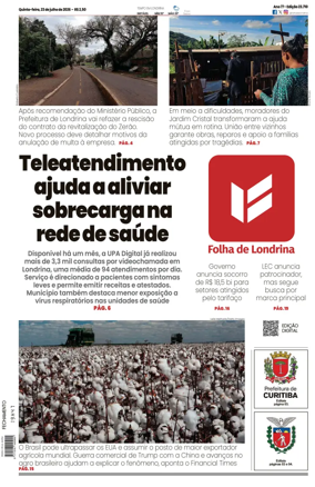 Cover of Folha de Londrina