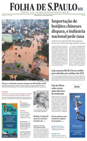 Cover of Folha de S.Paulo