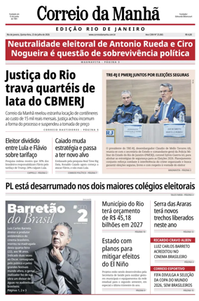 Cover of Jornal Correio da Manha