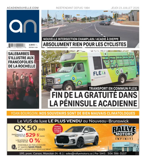 Cover of Acadie Nouvelle
