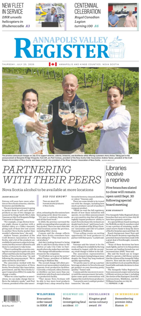 Cover of Annapolis Valley Register
