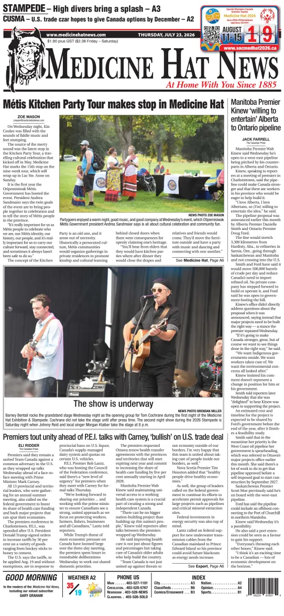 Cover of Medicine Hat News