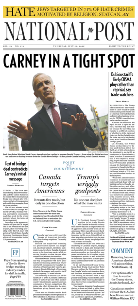 Cover of National Post - (Latest Edition)