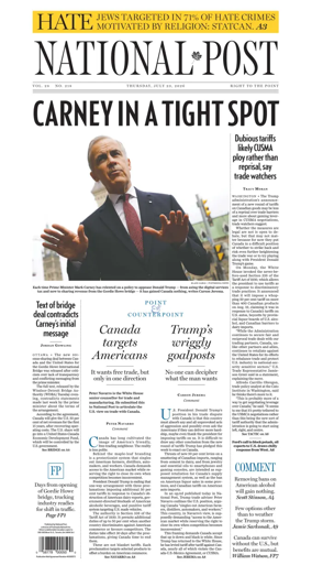 Cover of National Post - (National Edition)