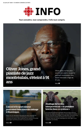 Cover of Radio-Canada Info