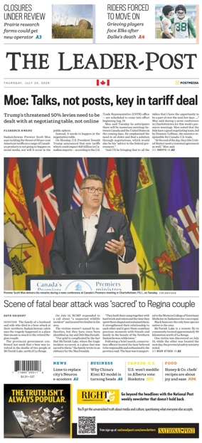 Cover of Regina Leader-Post