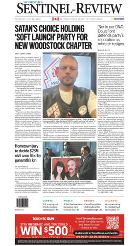 Cover of Sentinel-Review (Woodstock)