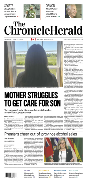Cover of The Chronicle Herald (Metro)