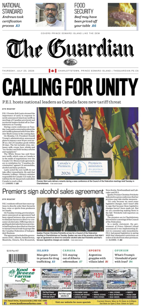 Cover of The Guardian (Charlottetown)