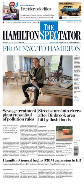 Cover of The Hamilton Spectator