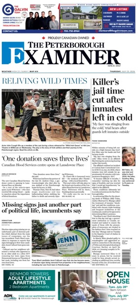Cover of The Peterborough Examiner