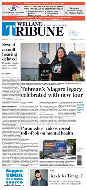 Cover of The Welland Tribune