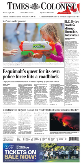 Cover of Times Colonist