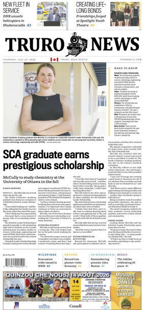Cover of Truro News