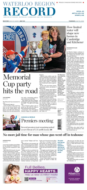 Cover of Waterloo Region Record