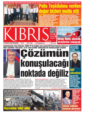 Cover of Kibris Gazetesi