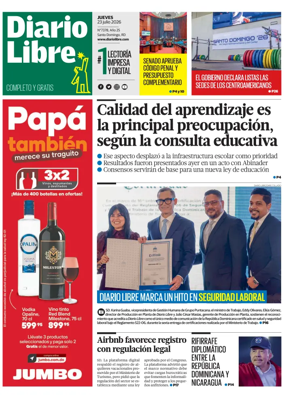 Cover of Diario Libre (Republica Dominicana)