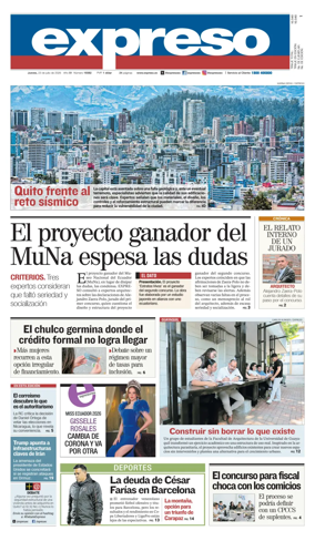 Cover of Diario Expreso