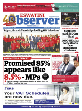 Cover of Eswatini Observer