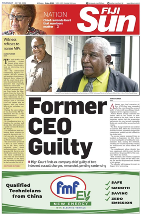 Cover of Fiji Sun