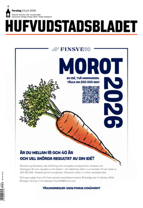 Cover of Hufvudstadsbladet