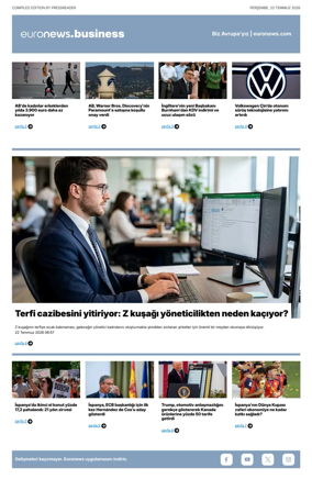 Cover of Euronews Business (Turkish) Compiled Editions