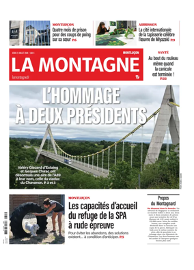 Cover of La Montagne (Montlucon)