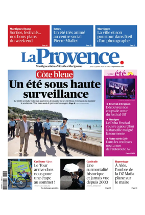 Cover of La Provence Martigues-Istres-Vitrolles-Marignane