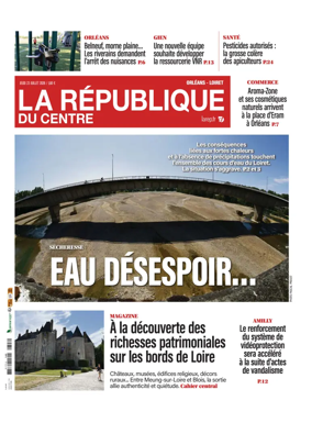 Cover of La Republique du Centre (Orleans - Loiret))
