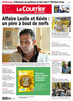Cover of Le Courrier de l’Ouest (Deux-Sevres)