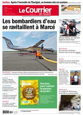 Cover of Le Courrier de l’Ouest (Saumur)