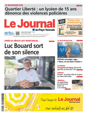 Cover of Le Journal du Pays Yonnais