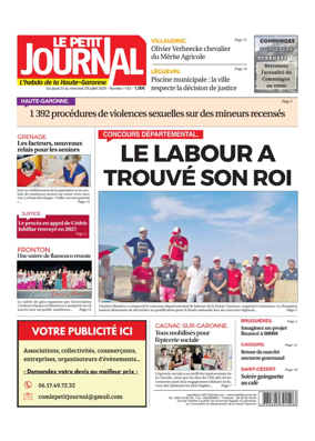 Cover of Le Petit Journal - L'hebdo de la Haute-Garonne
