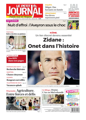 Cover of Le Petit Journal - L'hebdo local de l'Aveyron