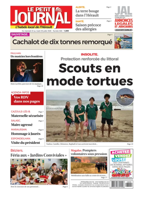 Cover of Le Petit Journal - L'hebdo local de l'Herault