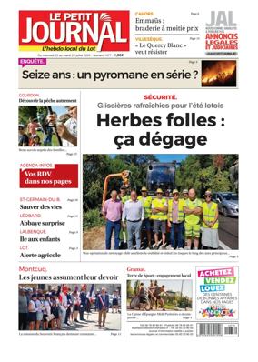Cover of Le Petit Journal - L'hebdo local du Lot