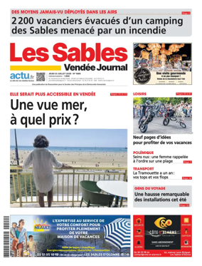 Cover of Les Sables Vendee Journal