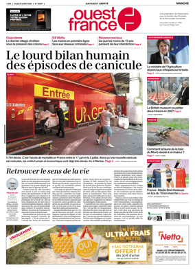 Cover of Ouest France (Manche)